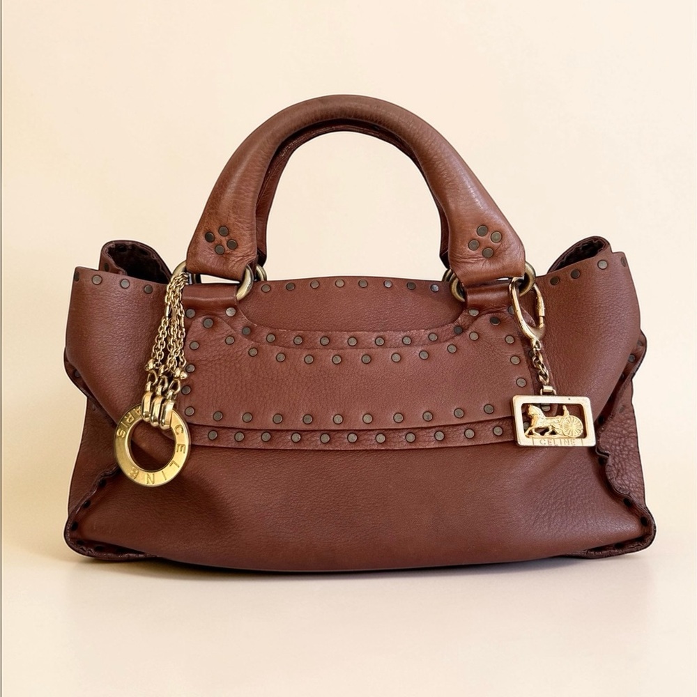 Celine Charmed Studded Boogie Bag